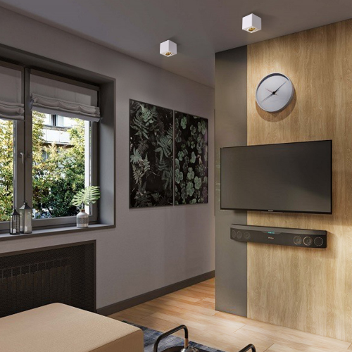 LED Світильник накладний під лампу GU10 білий VL-SPF01-W Videx Житомир - изображение 3