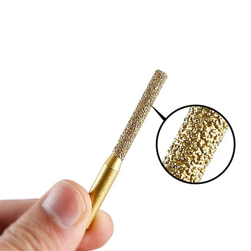 Насадки фрезы 10шт алмазные, хвостовик 6.35мм, для керамогранита камня, кейс Винница - изображение 2