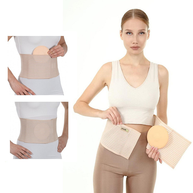 Бандаж при пупочной грыже CAS423, корсет при грыже пупка 16 см, XXL Каменец-Подольский - изображение 1