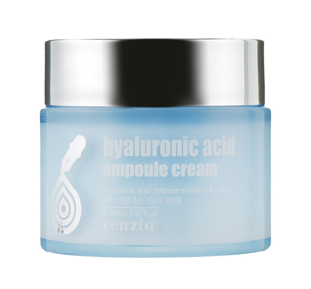 Крем для лица Гиалурон HYALURONIC ACID Ampoule Cream Zenzia 70 мл Киев - изображение 1