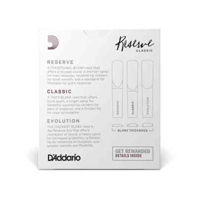 Тростина для кларнета D&apos;Addario Reserve Classic Bb Clarinet #4.0 - 10 Pack (DCT1040) Вінниця