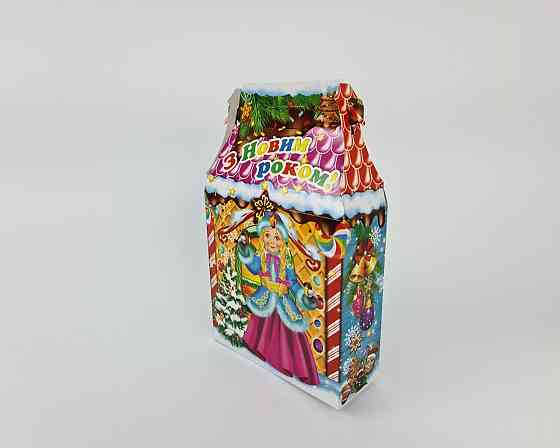 Коробка під цукерки No243 (600 г) Казковий будиночок (25 шт.) Харків