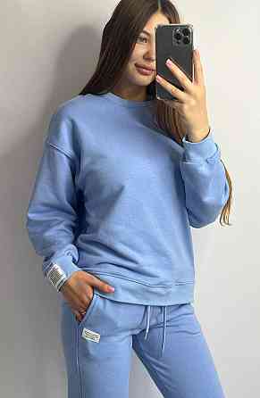 Костюм спортивний жіночий трикотажний Блакитний M/L Харків