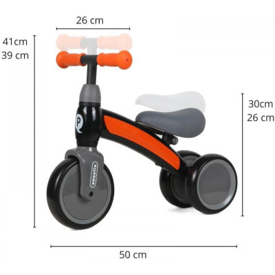 Беговел QPlay Sweetie Orange (B-401SweetieOrange) Винница - изображение 5