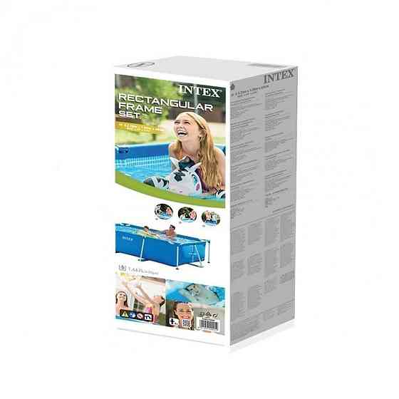 Бассейн каркасный 28270 прямоугольный, 220-150-60 см, 1662 л, ремкомплект Винница