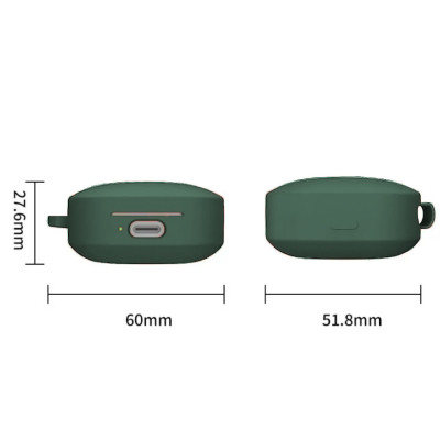 Чехол для наушников BeCover Silicon для Xiaomi Redmi Buds 6 Active Dark Green (712014) Винница - изображение 2