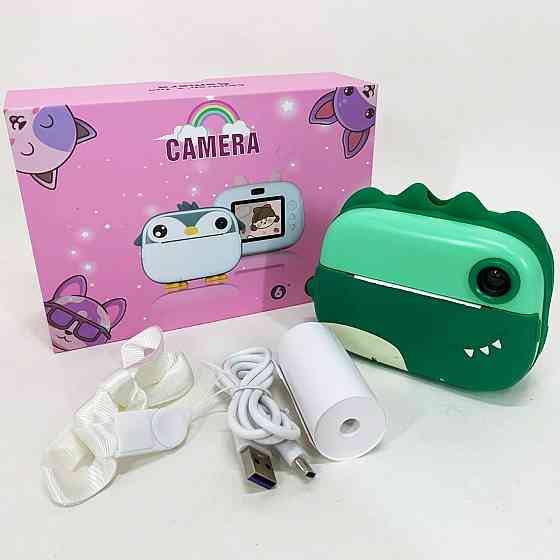 Фотопринтер дитячий, Миттєвий друк знімків, Дитячий миттєвий фотоапарат, Фотоапарат для маленьких дітей GP-56 Івано-Франківськ