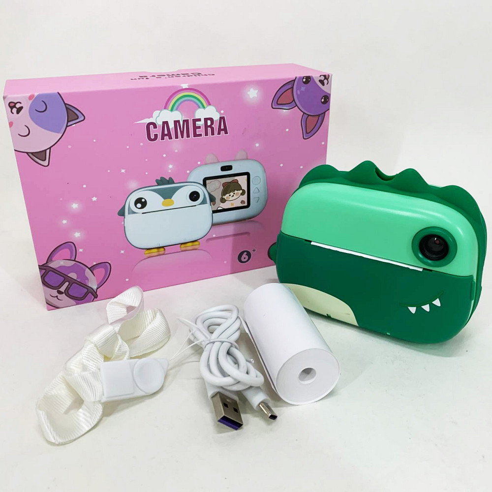 Фотопринтер дитячий, Миттєвий друк знімків, Дитячий миттєвий фотоапарат, Фотоапарат для маленьких дітей GP-56 Івано-Франківськ - фото 2