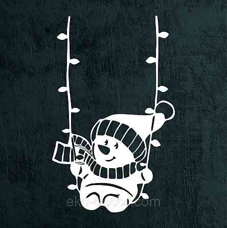 Декоративне настінне Панно «Сніговик», Декор на стену Київ