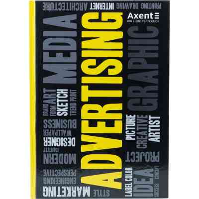 Канцелярская книга Axent Colors А4, 80 листов, клетка, желтая (8421-06-A) Винница