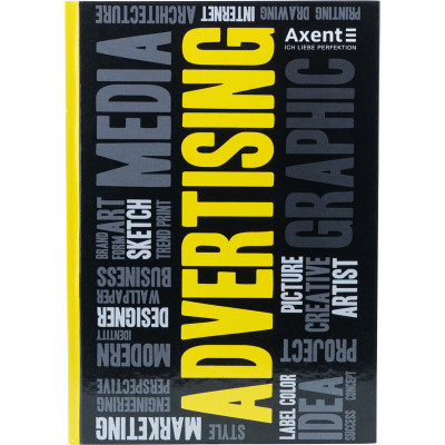 Канцелярська книга Axent Colors А4, 80 аркушів, клітинка, жовта (8421-06-A) Вінниця - фото 1