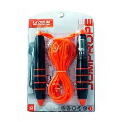 Скакалка LiveUp Digital Jump Rope LS3128 з електронним лічильником помаранчева 275 см (2016052800145) Винница
