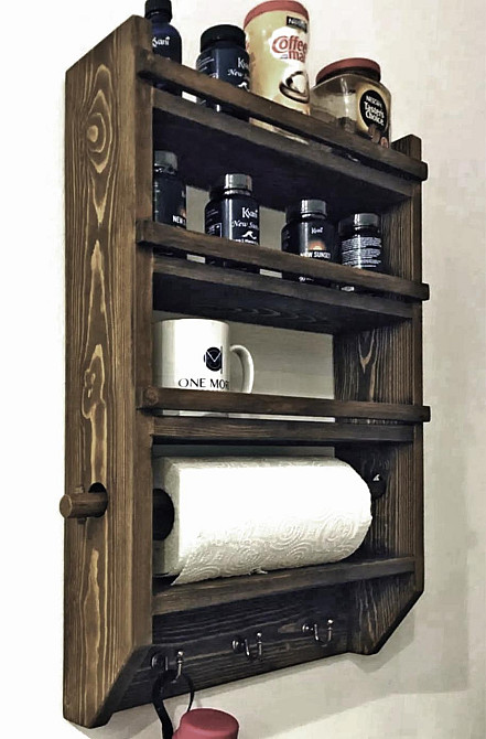 Тримач для паперових рушників "Далес" мокко Миколаїв - фото 1