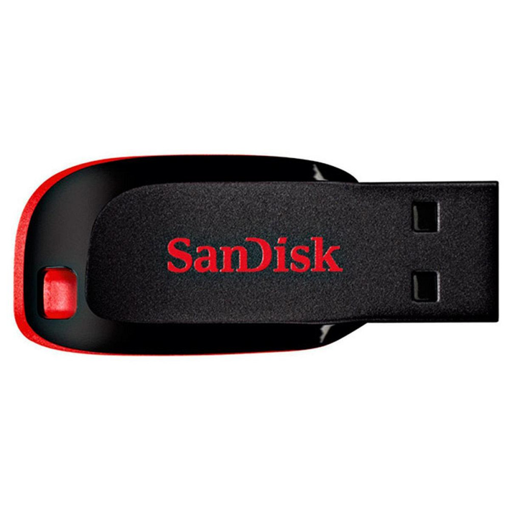 Флешка flash SanDisk USB накопичувач 2.0 Cruzer Blade 128Gb, колір чорний / червоний SDCZ50-128G-B35 Одеса - фото 2