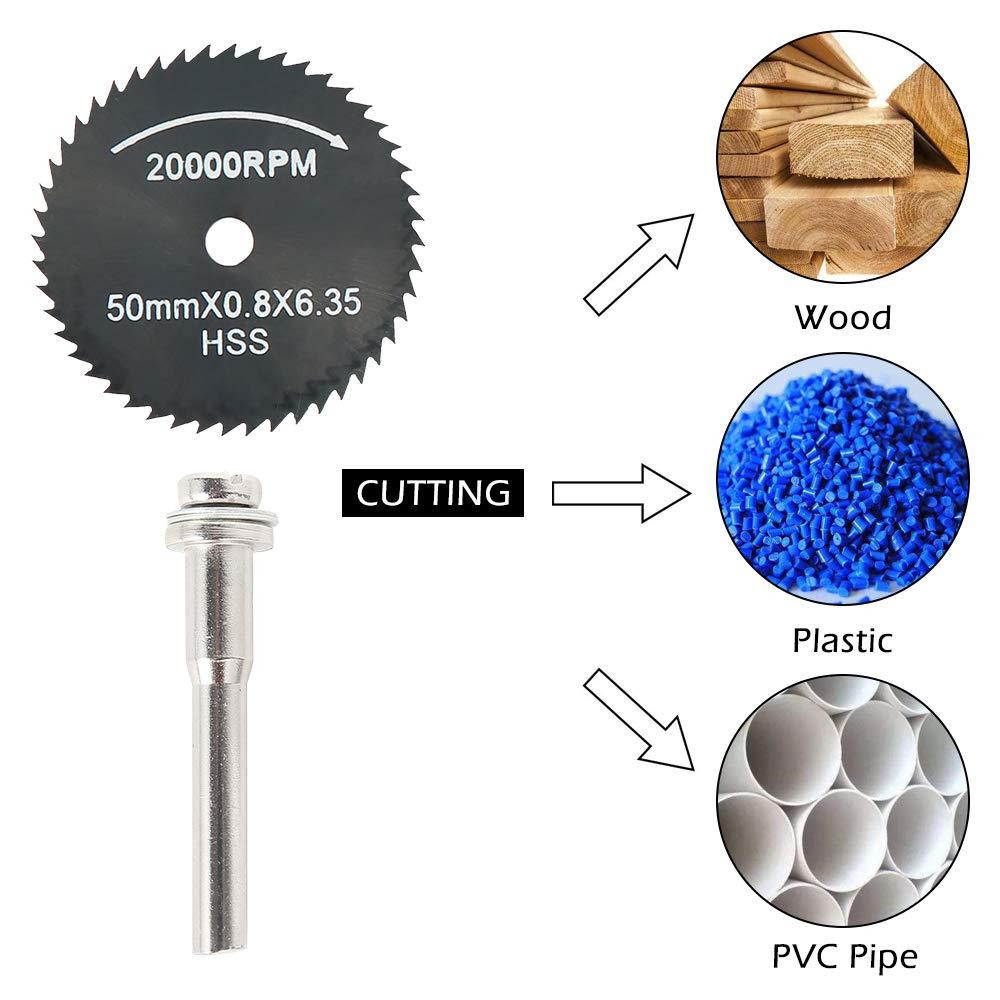 Набор дисковых пил 8 шт с держателями для дремеля Киев - изображение 5