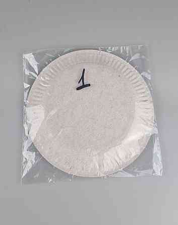 Паперова тарілка з малюнком 18 см "No 1" Рожевий візерунок 10 шт (1 пачка) Харків