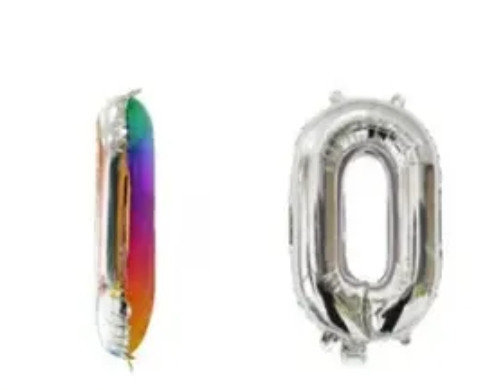 Цифра шарик 7 омбре 32