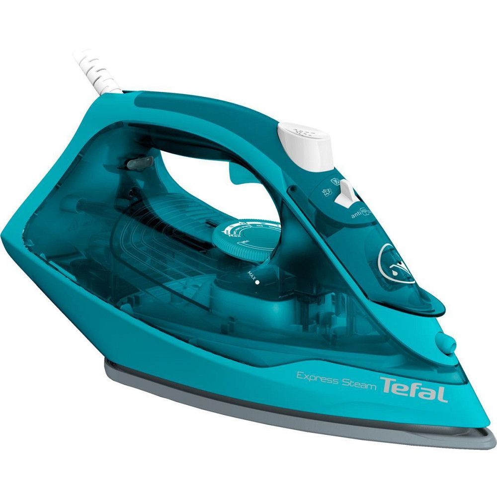 Праска Tefal Express Steam FV2867E0 Бірюзовий Харьков - изображение 1