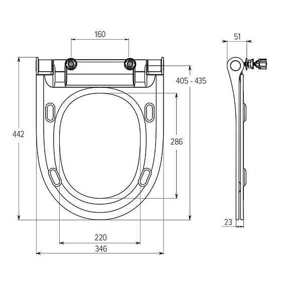 Сиденье для унитаза SoloPlast СПМ-12 (000028335) Киев