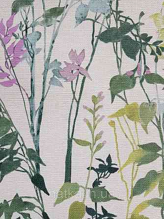 Шпалери вінілові на флізелін Erismann Casual Chic 1.06х10 листя рослини зелені салатові на жовтому 10258-05 Київ