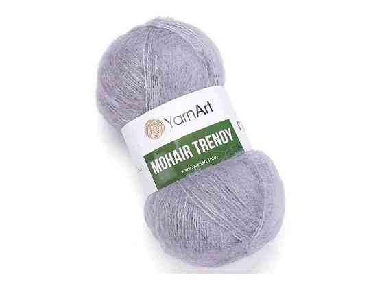 Пряжа Mohair Trendy зелений 50% мохер 50% акрил 220м 100г 5шт/уп 113 ТМ YarnArt Київ