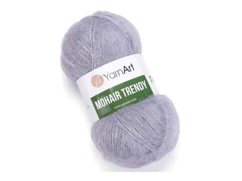 Пряжа Mohair Trendy зелений 50% мохер 50% акрил 220м 100г 5шт/уп 113 ТМ YarnArt Київ - фото 1