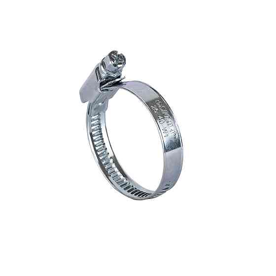 Хомут черв'ячний оцинкований 9 мм D25-40 мм 25 шт. SIGMA (2511081) Київ