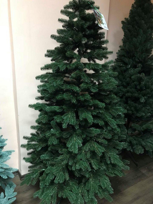 Искусственная пушистая елка Элит (высота 2.10 м) литая (Зеленая) Киев - изображение 5