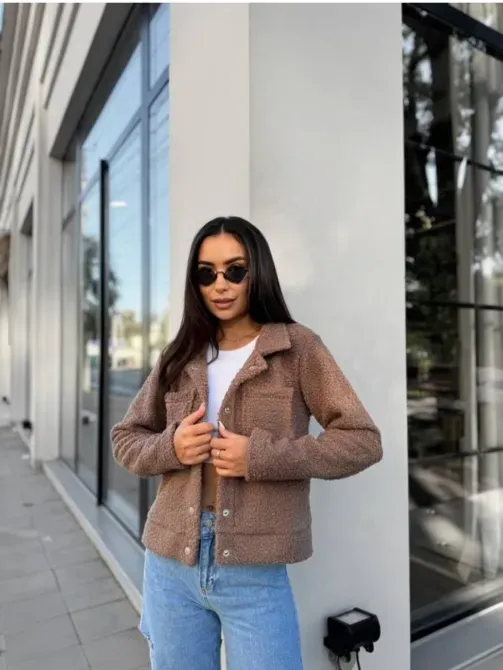 Стильна куртка Тедді весна Одеса - фото 4