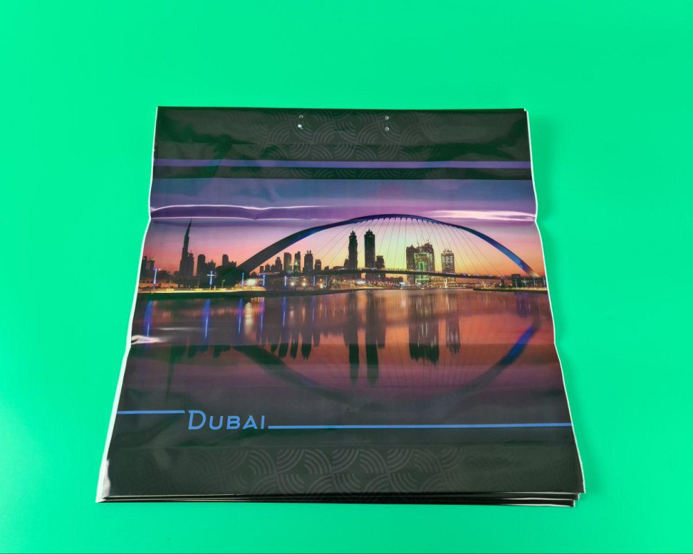 Полиэтиленовый пакет (40х40) с пластиковой ручкой