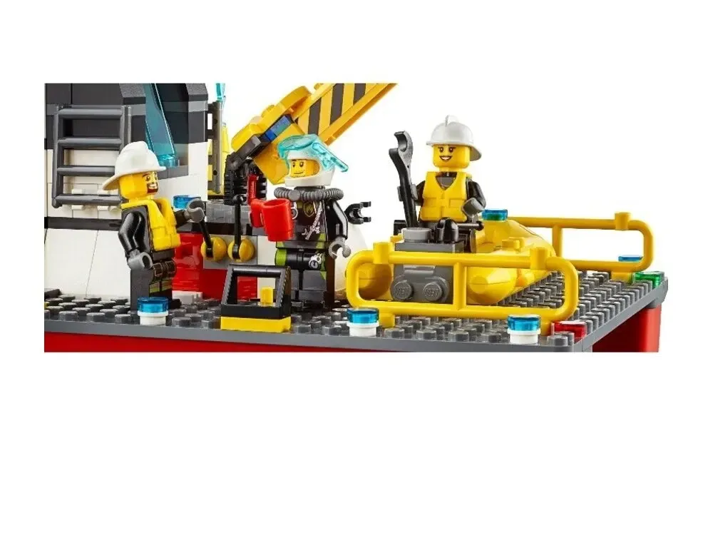 Конструктор Пожежний катер, 412 деталей сумісний із lego-лого Київ - фото 6