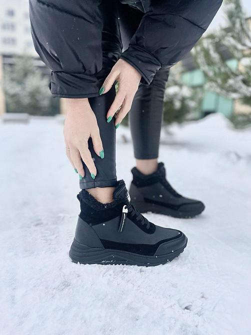 Кроссовки женские VLADEKS черные натуральная кожа зимние 39р.(5315) Коломыя - изображение 5