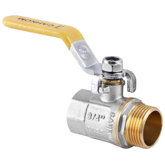 Кран кульовий СК 3/4" ГШВ YELLOW ART.607 (SK0103) Київ