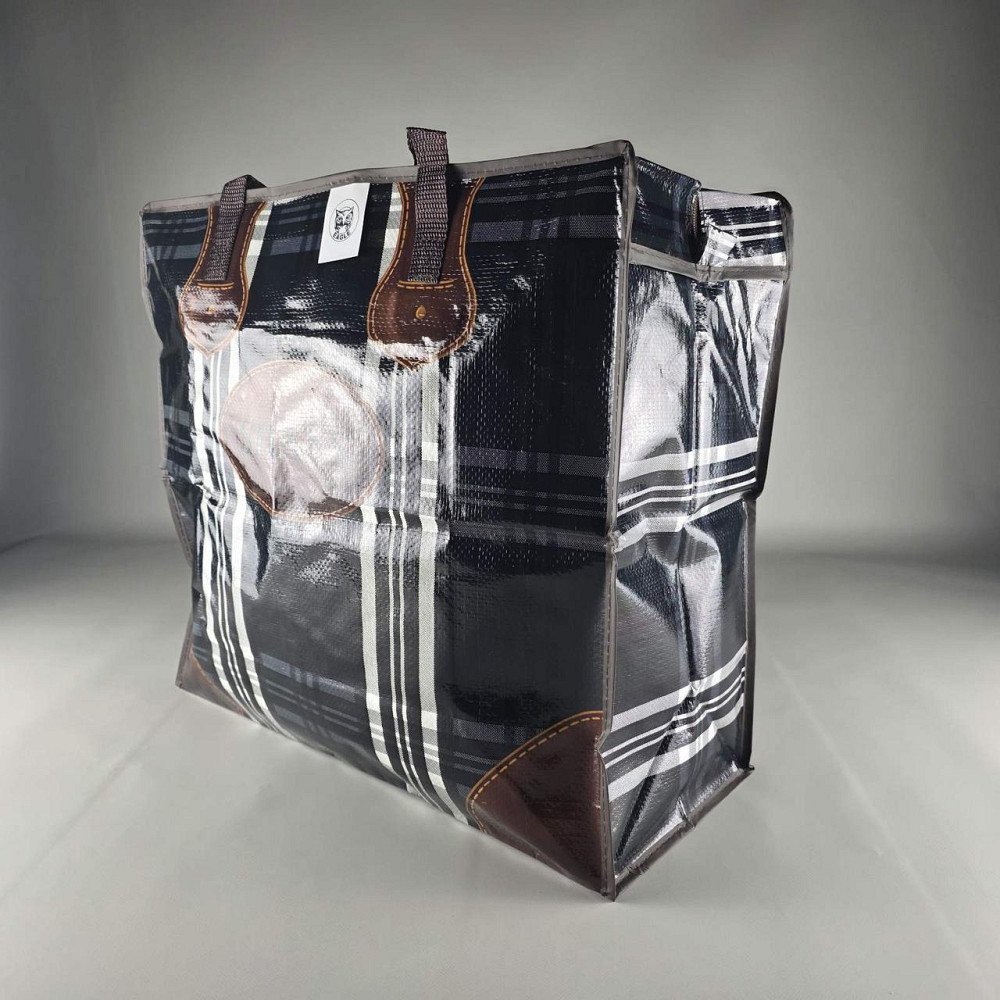 Сумка господарська, поліпропіленова, з кольоровим малюнком No2 Щільна (44x38x18) (1 шт.) Харків - фото 7