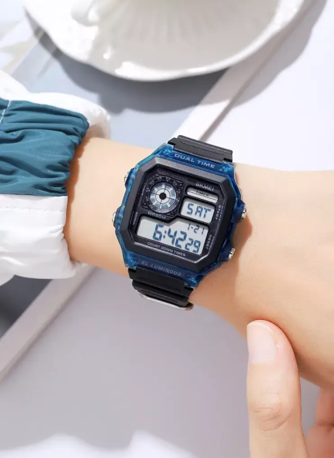 Мужские наручные спортивные часы Skmei 1998 (Синий) Винница - изображение 8