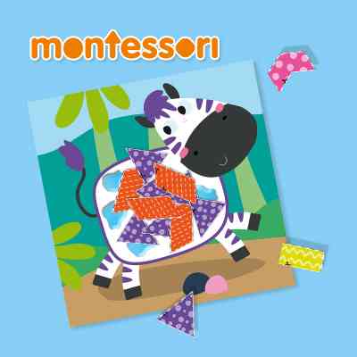 Набор для творчества Ses Creative Montessori Вирізай з тваринками (14061S) Винница