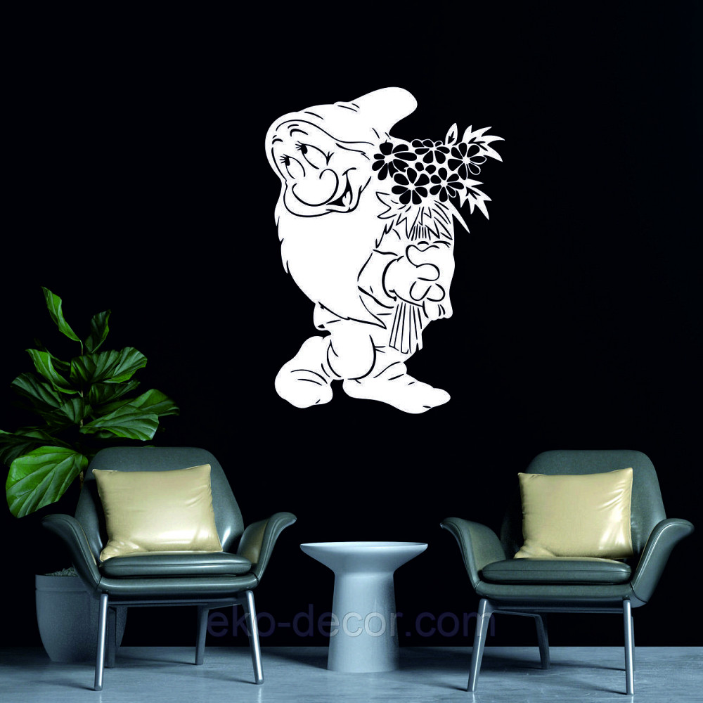 Декоративное настенное Панно «Гномик», Декор на стену Киев - изображение 3