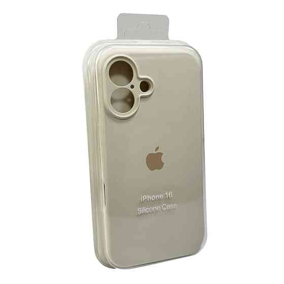 Чохол для смартфона Silicone Full Case AA Camera Protect for Apple iPhone 16 9,Antique White Київ