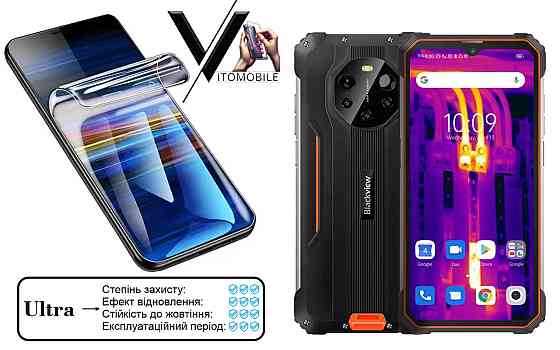 Поліуретанова плівка Ultra для Blackview BL8800, BL8800 5G, BL8800 Pro 5G – мінімальна товщина, максимальний захист! Київ