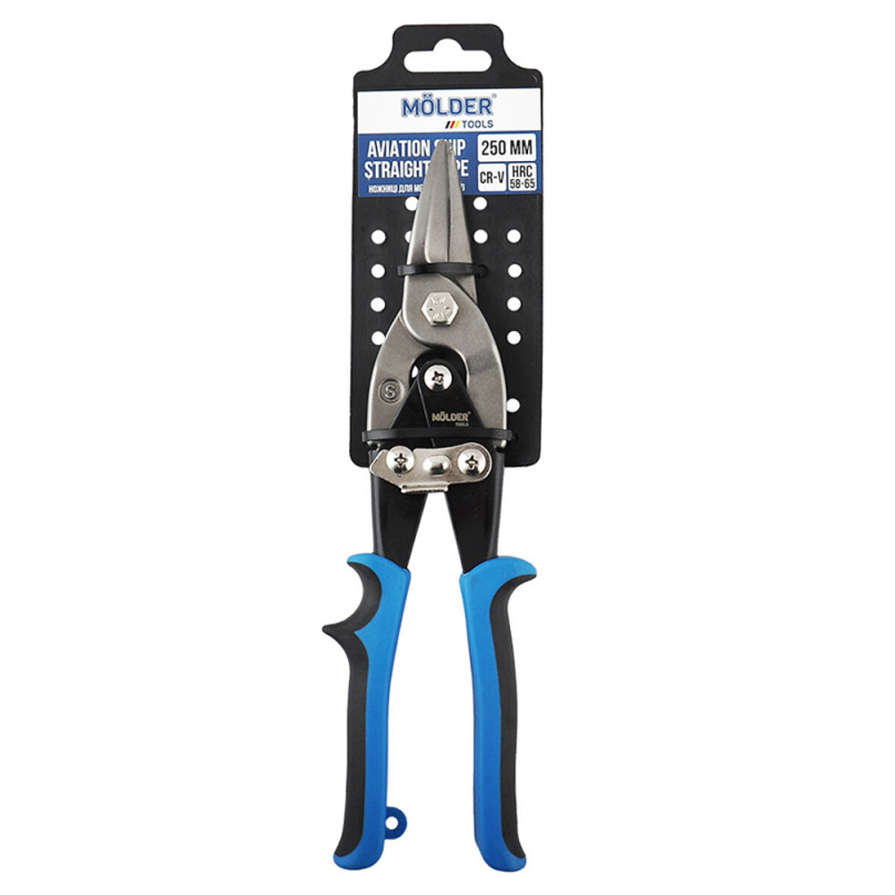 Ножиці Molder по металу прямі 60Cr-V 250мм, двокомпонентна ручка Киев - изображение 1
