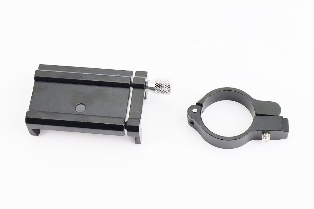 Тримач телефону на кермо алюмінієвий, ширина 55-100мм регульована, чорний G-81 Київ - фото 2