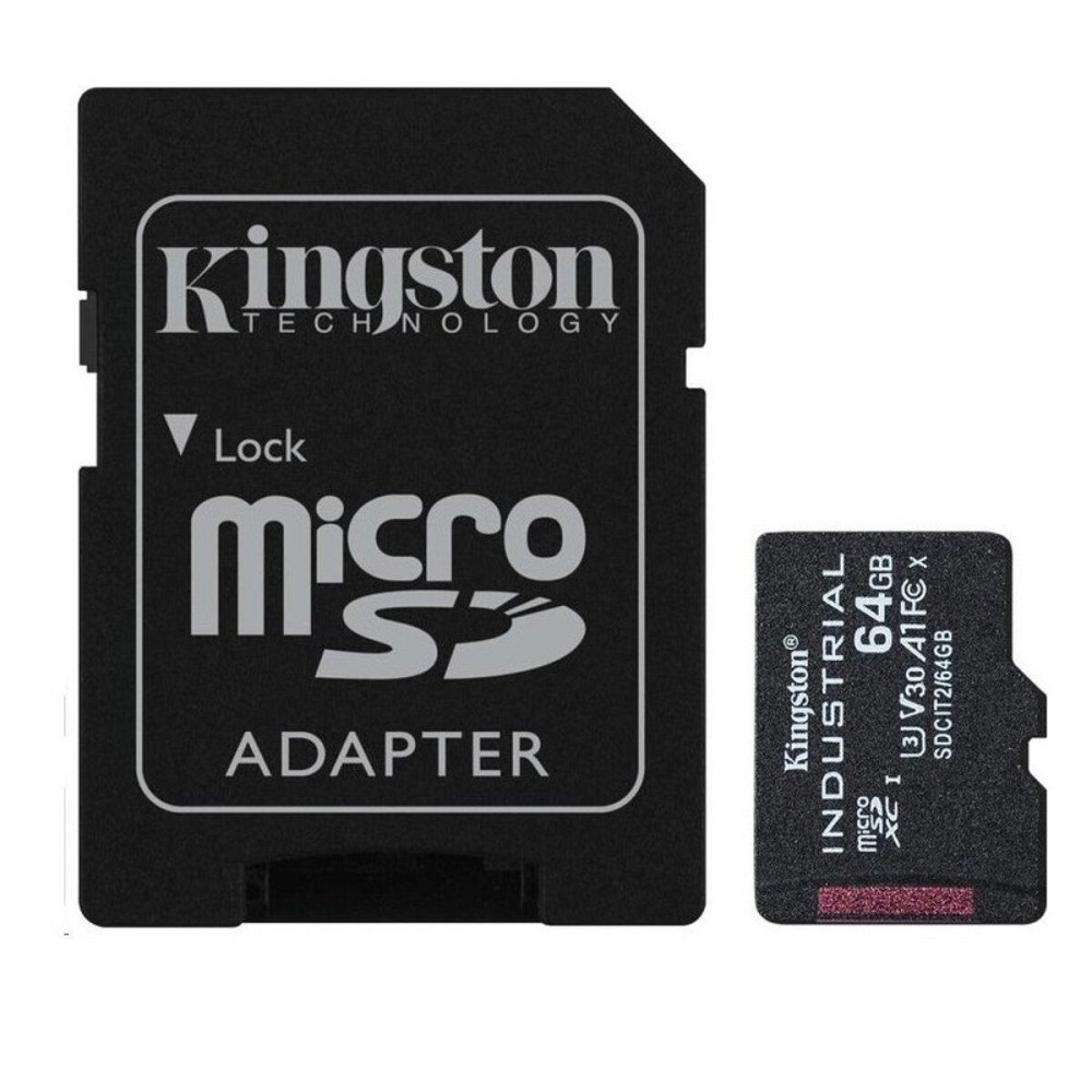 Карта пам'яті MicroSDXC Kingston Industrial 64Gb class 10 V30 А1 SDCIT2 / 64GB Одеса - фото 1