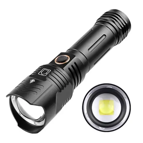Ручний ліхтар L-12-P70 zoom + PowerBank + microUSB 18650 (3xААА) 5 режимів Вінниця