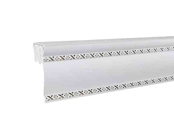 Алюминиевый потолочный карниз БР-24 белый 2.0 Бровары