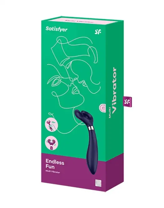 Вибратор для пар Satisfyer Endless Fun Blue, три мотора, многофункциональный Львов - изображение 3
