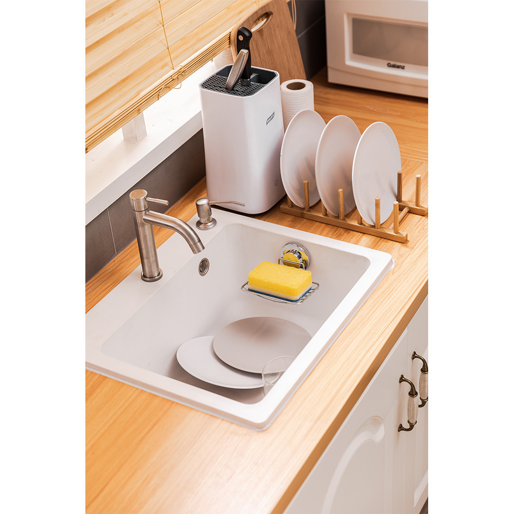 Мильниця на вакуумному присоску s38 135×120×102мм AQUATICA (9783827) Київ - фото 6