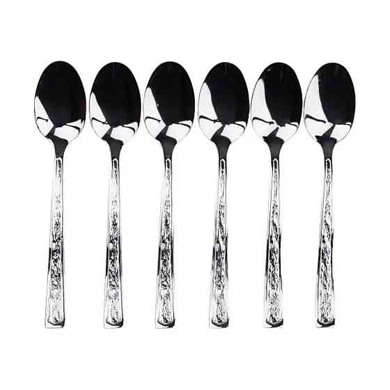 TS Kitchen Набір чайних ложок з нержавіючої сталі 6 штук столовий набір Коломыя