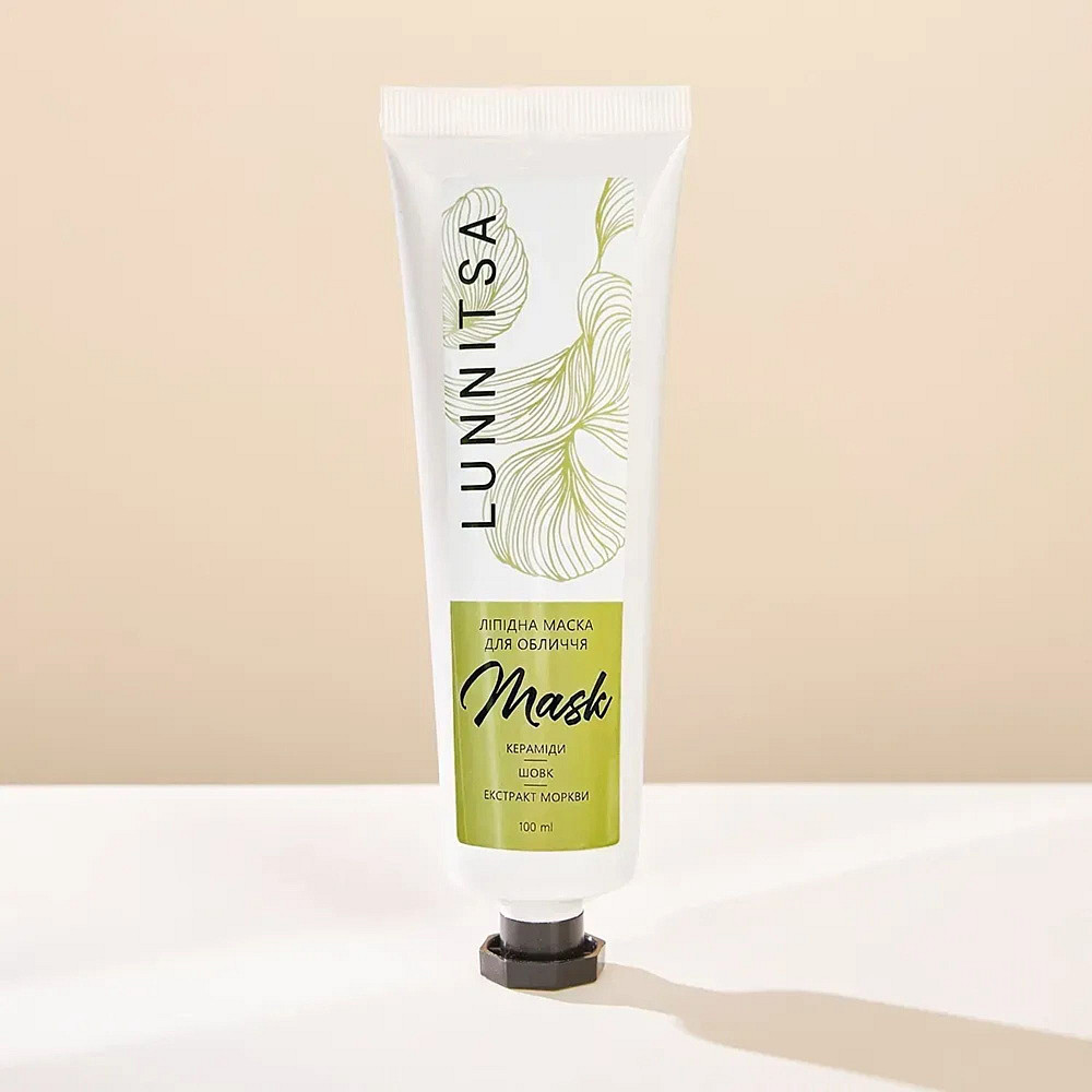 Ліпідна маска для обличчя з керамідами та шовком Lunnitsa 100 мл Київ - фото 2