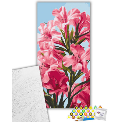 Картина по номерам ArtCraft Рожеві квіти 40х80 см (13100-AC) Вінниця - фото 2