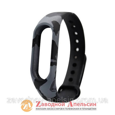 Ремешок фитнес трекера Xiaomi Mi Band 3 \ 4 милитари Одеса - фото 1